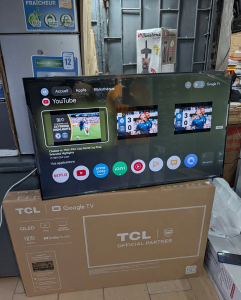 Téléviseur TCL QLED 50" 4K HDR
