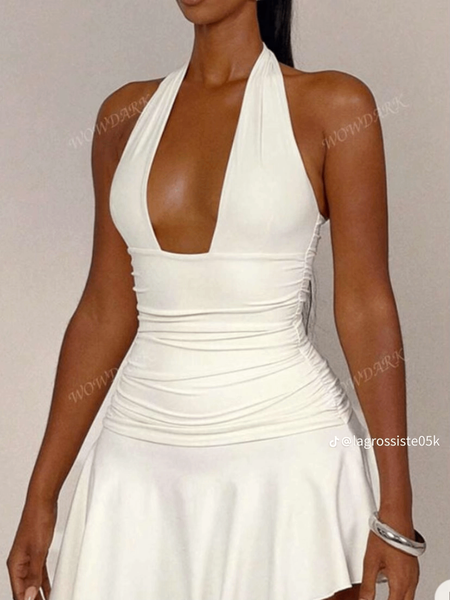 Robe Blanche Élégante