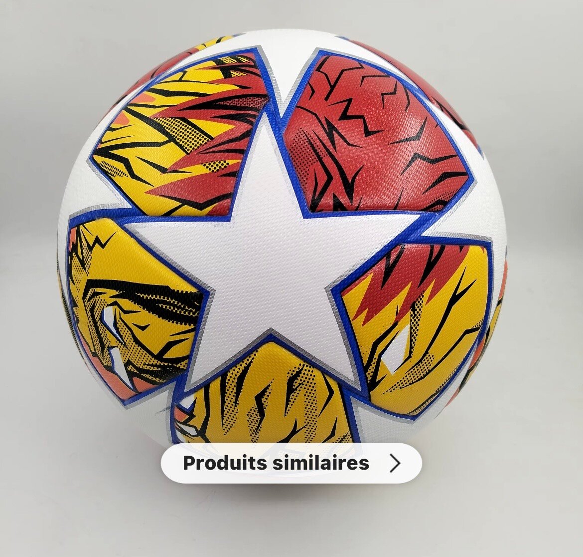 Ballon de football étoilé