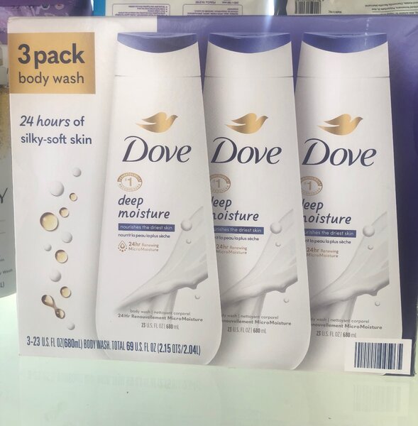 Dove beauty and sensitive shower gel