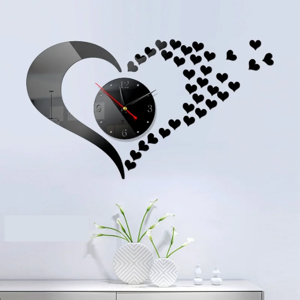 Horloge Murale Coeur Design