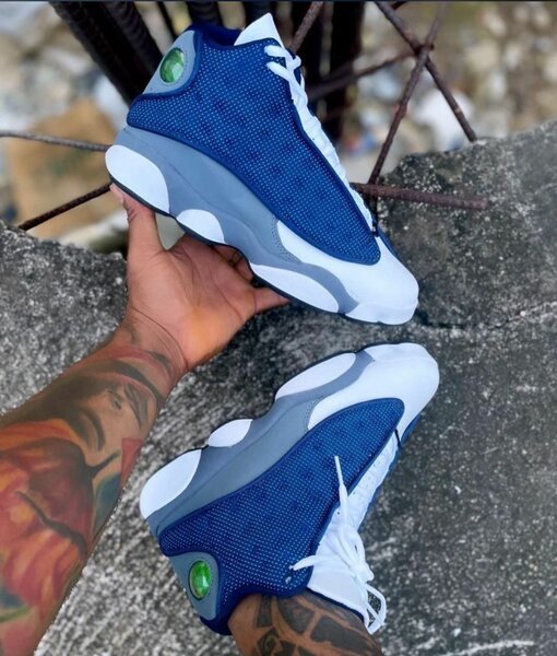 Sneakers bleu tendance homme