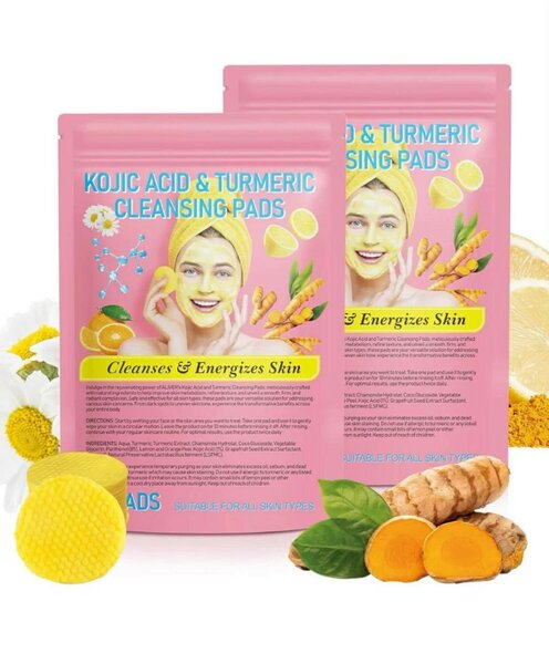 Cotons Nettoyants au Curcuma