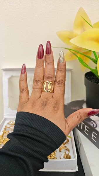 Bague en inox élégante femme