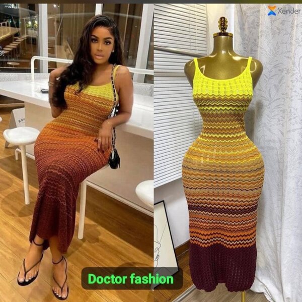 Robe Maxi Bohème Dégradé Femme