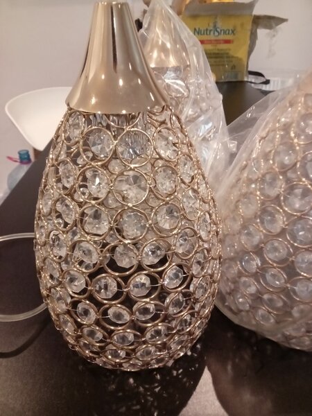 3 tier Crystal bulb Chandelier