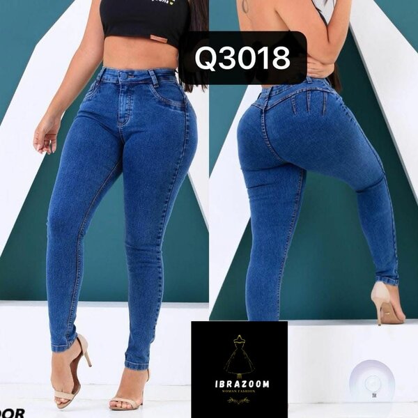 Jean taille haute femme