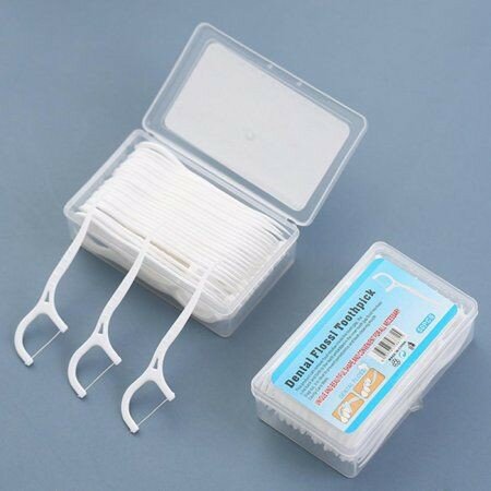 Toothpick floss/ Dental floss picks