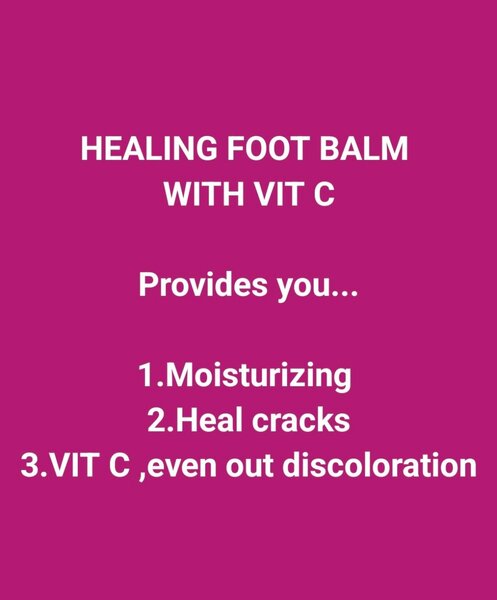 HEALING FOOT BALM with vitamin c