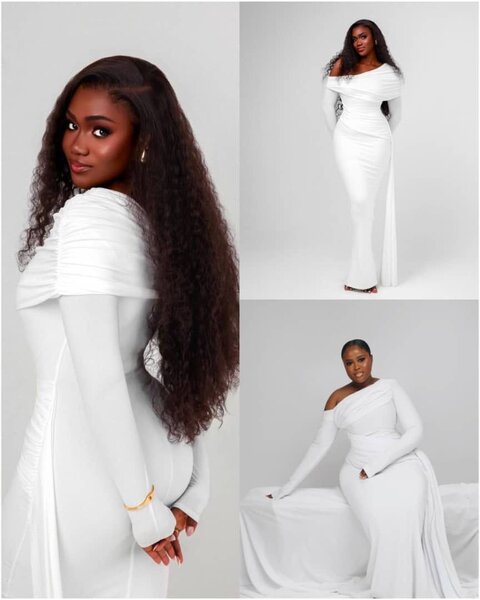 Robe Élégante Blanche Femme