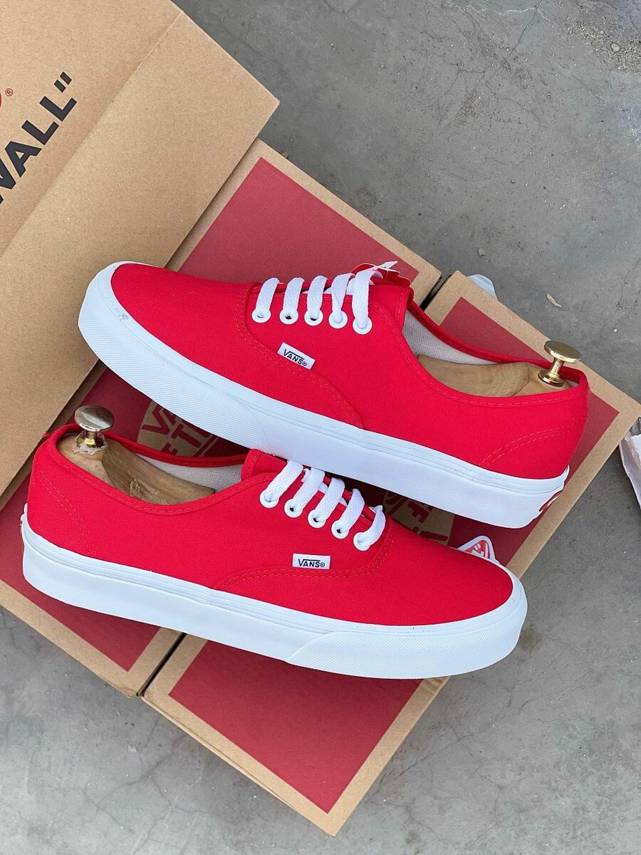 Vans Sneakers Rouges Unisexes