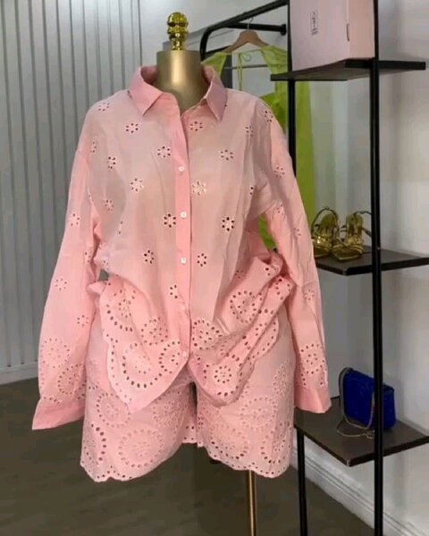 Two pieces outfit casual elegant outing wear