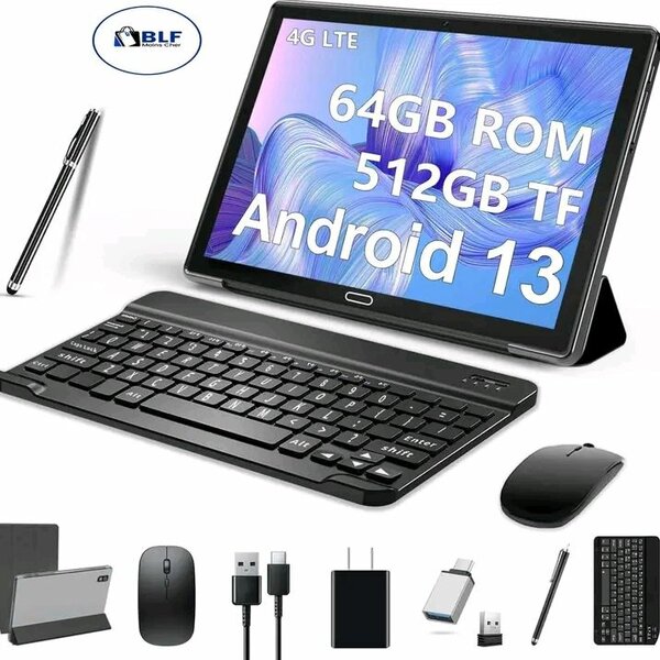 Tablette tactile Android 13 64Go avec clavier