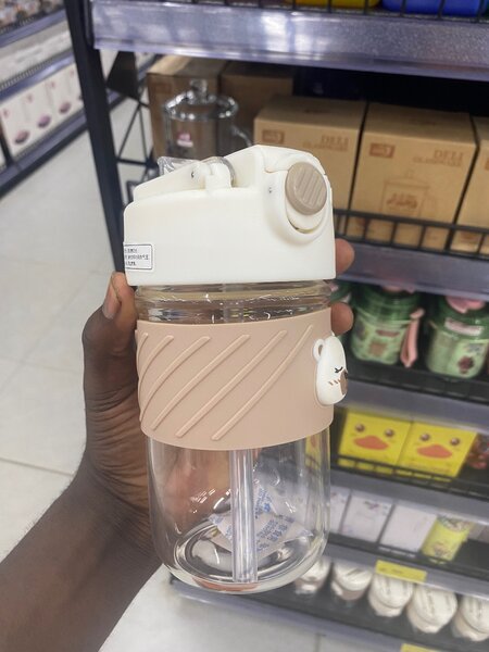 Bouteille Enfant avec Paille