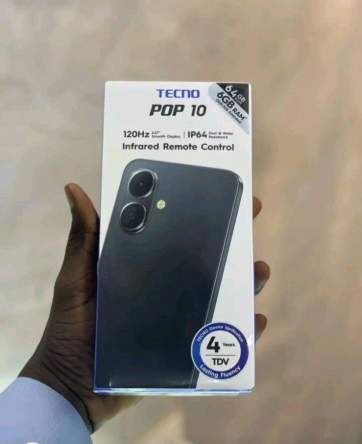 Tecno Pop 10 Smartphone 6GB
