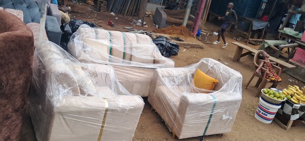 Salon moderne beige - 4 pièces