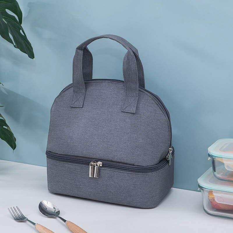 Double layer lunch bag