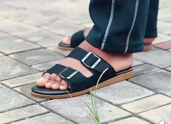 Sandales à boucles homme