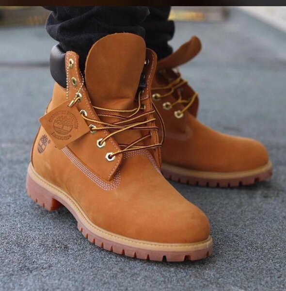 Bottes robustes en cuir pour hommes