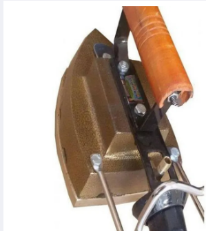 GAS Metal Gas Dry Iron - Standard Size - Silver