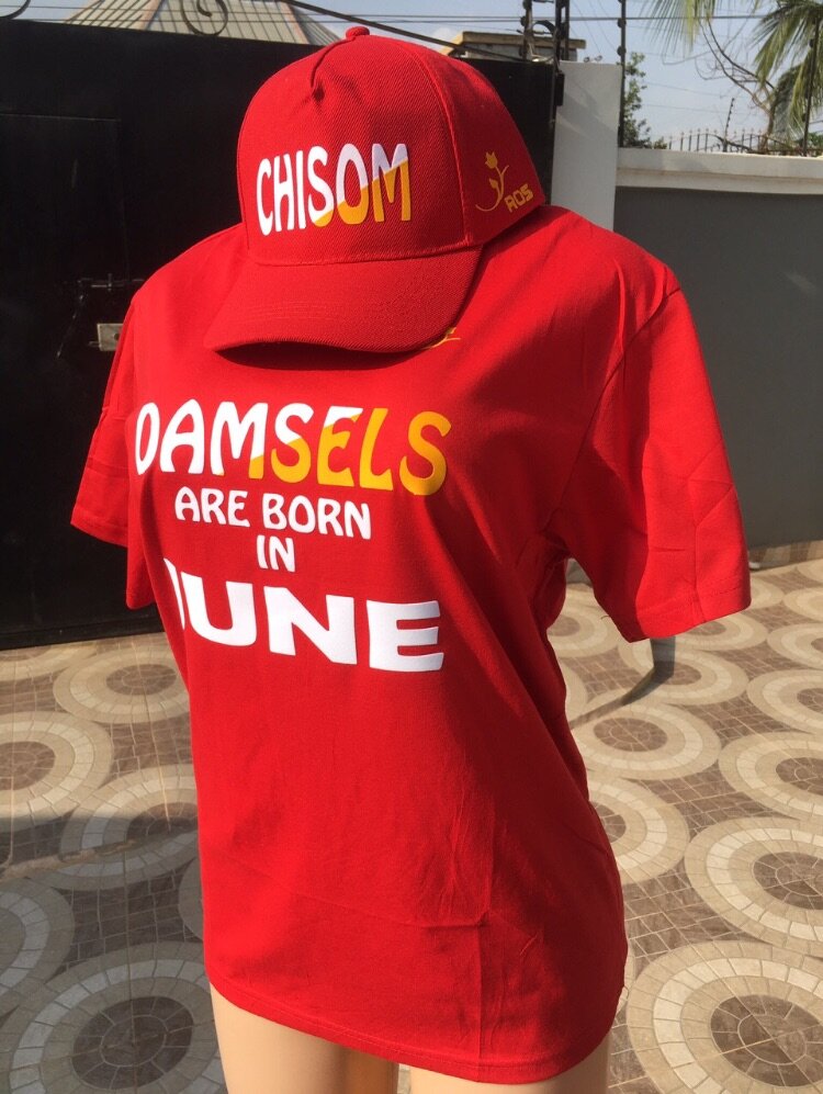 Scripted Birthday Tee and Cap