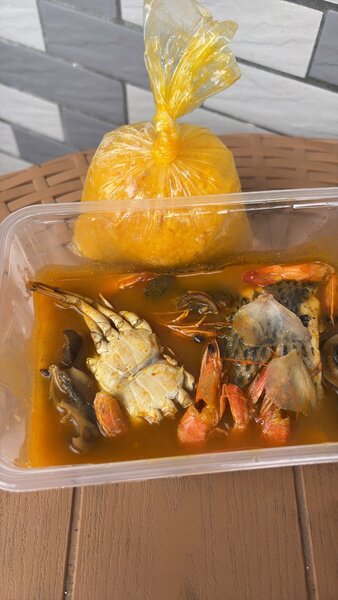 Plat de fruits de mer épicé