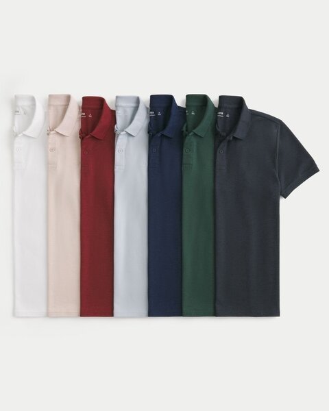 Lot de polos classiques Homme