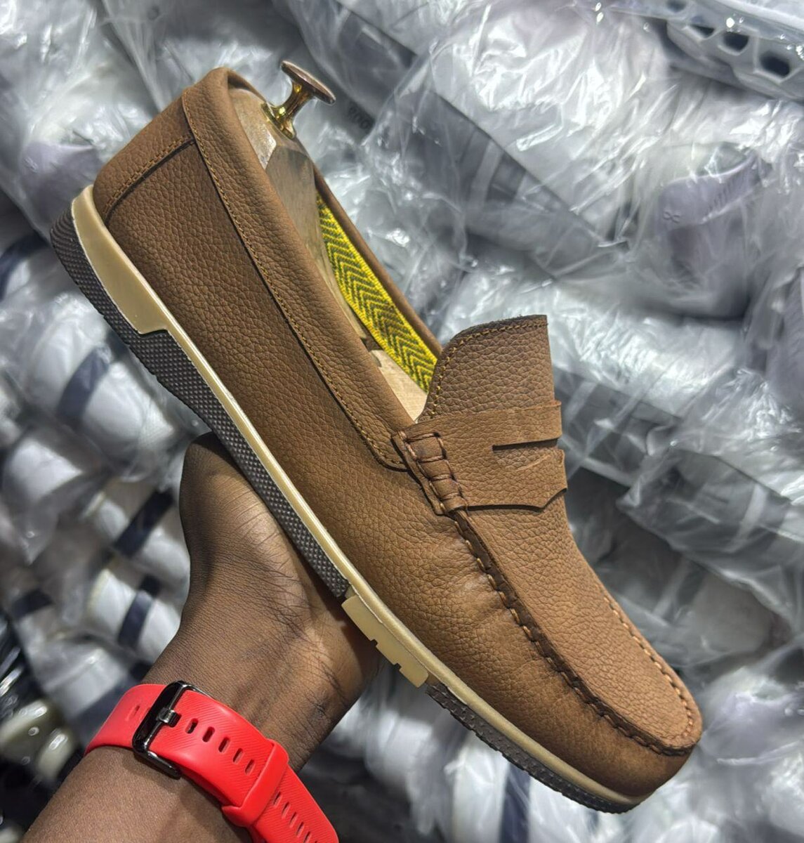 Mocassins en cuir élégants