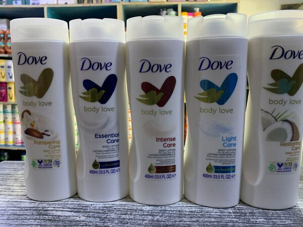 Dove body lotion