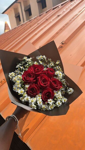 Bouquet de roses rouges