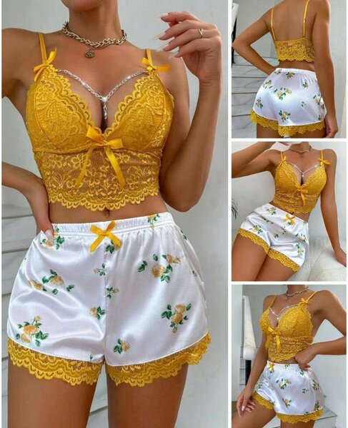 Ensemble lingerie dentelle féminine