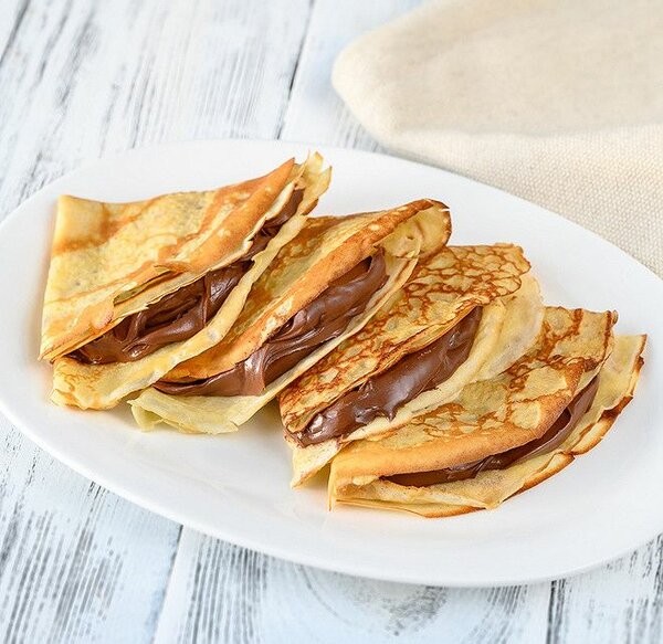 Crêpes au chocolat délicieuses
