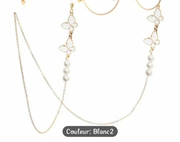 Chaine Lunettes Papillon Élégant