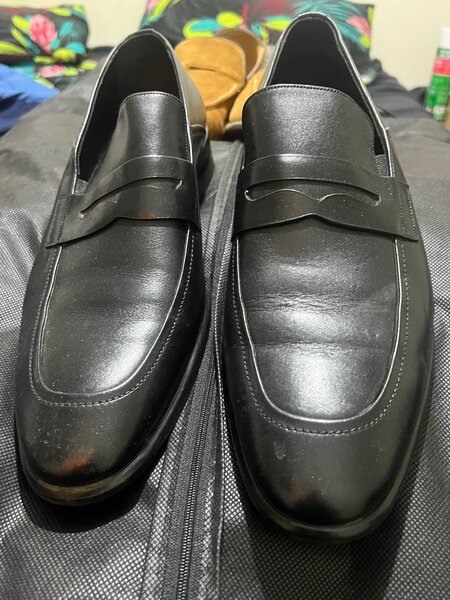 Mens Black Leather shoes