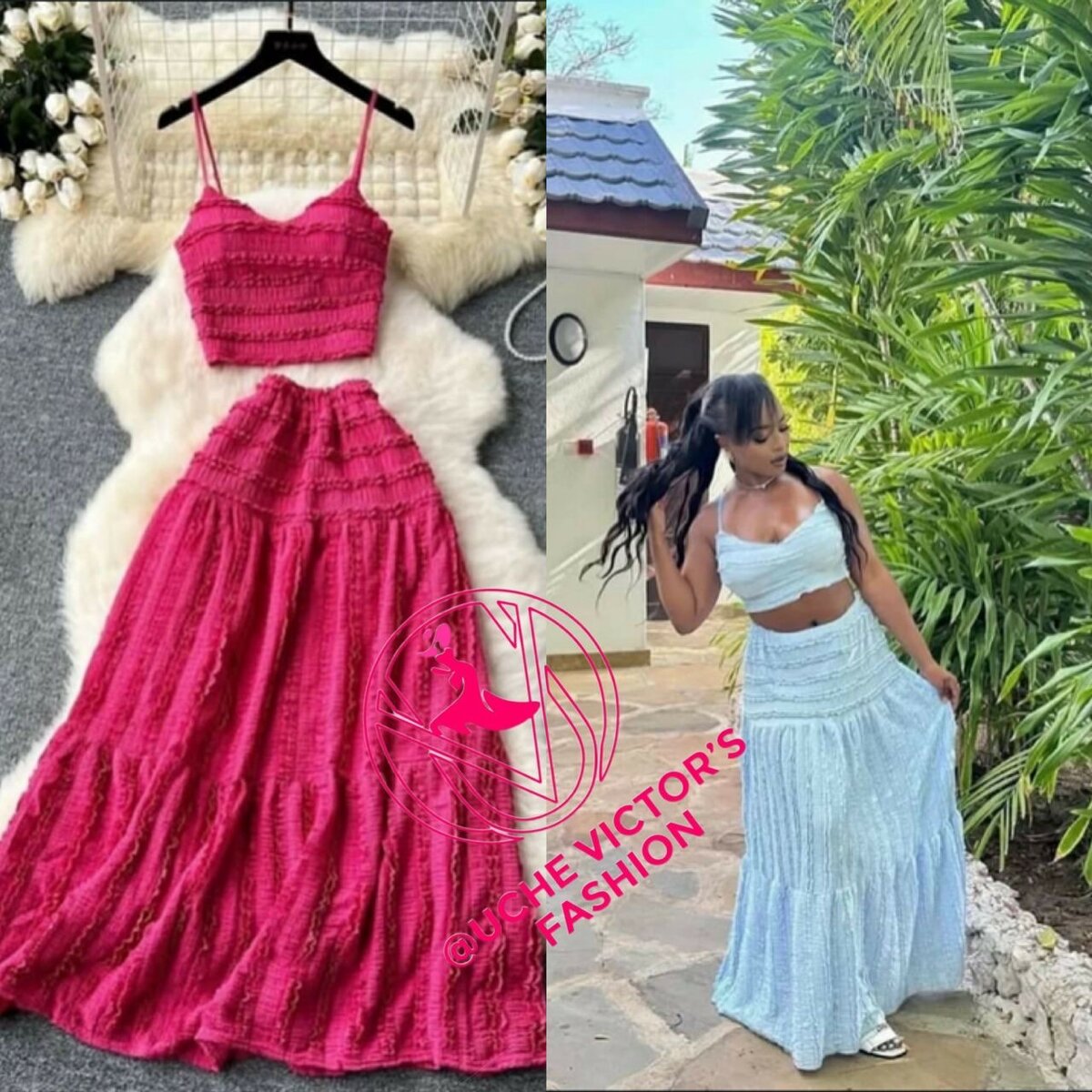 Ensemble Élégant Jupe et Haut