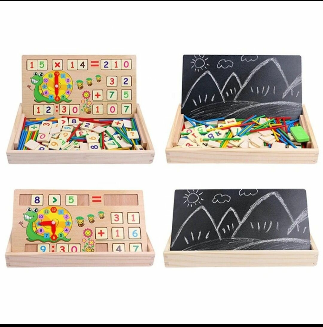 Apprendre à Compter - Jeu Éducatif en Bois