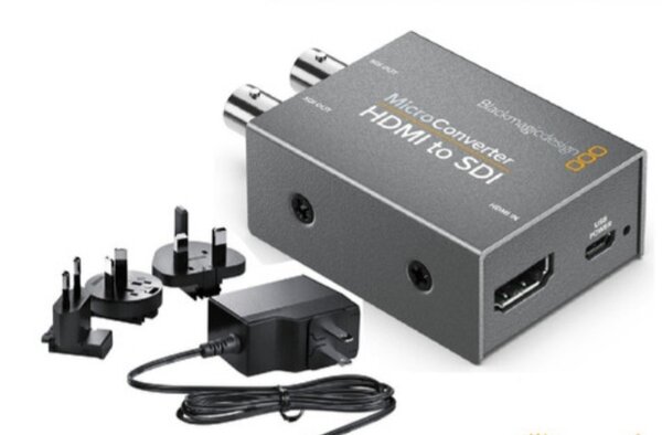MINI CONVERTER HDMI VERS SDI AVEC CHARGEUR
