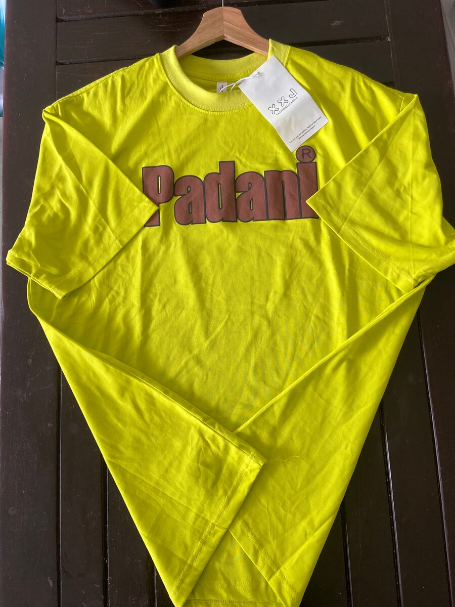 T-shirt Padani Jaune Fluo Unisexe