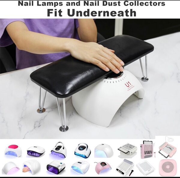 Repodse-bras et repose-pieds pour pédicure manucure