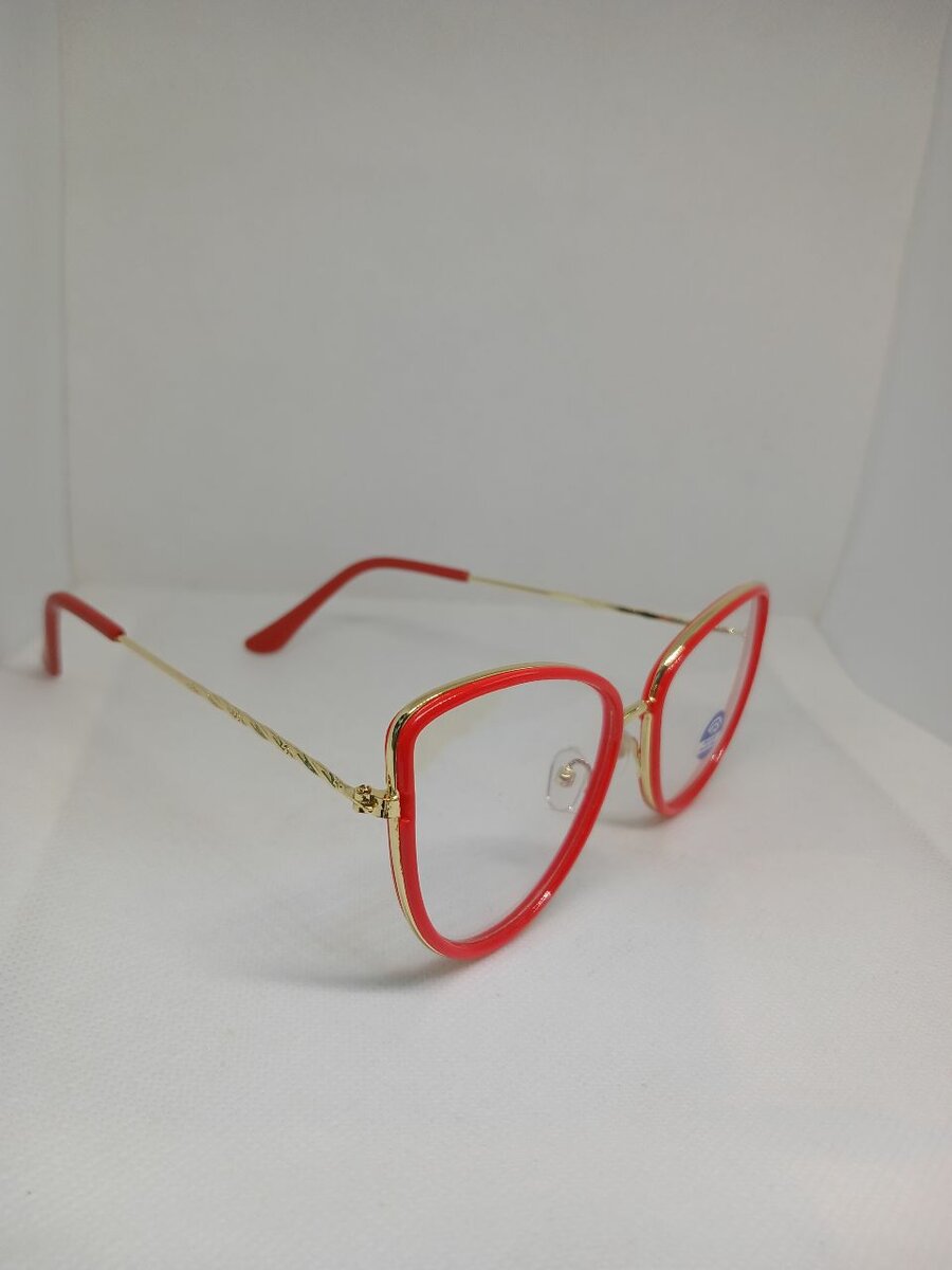 Red frame sunglasses