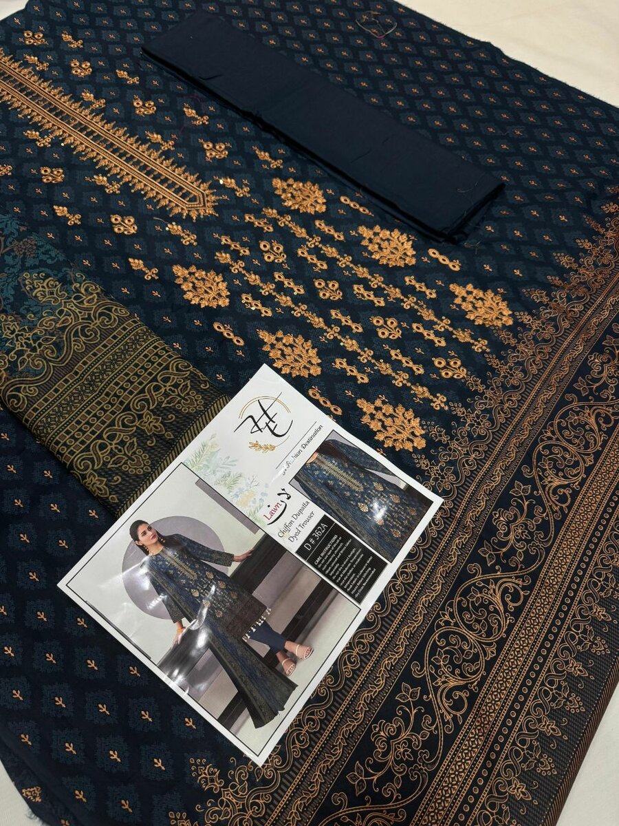 Rijaz Fashion Embroidery Lawn