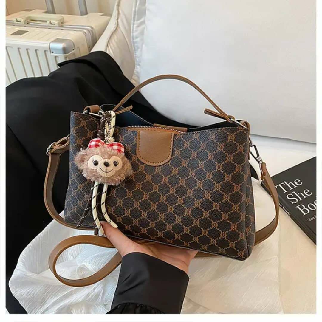 Sac à main motif géométrique