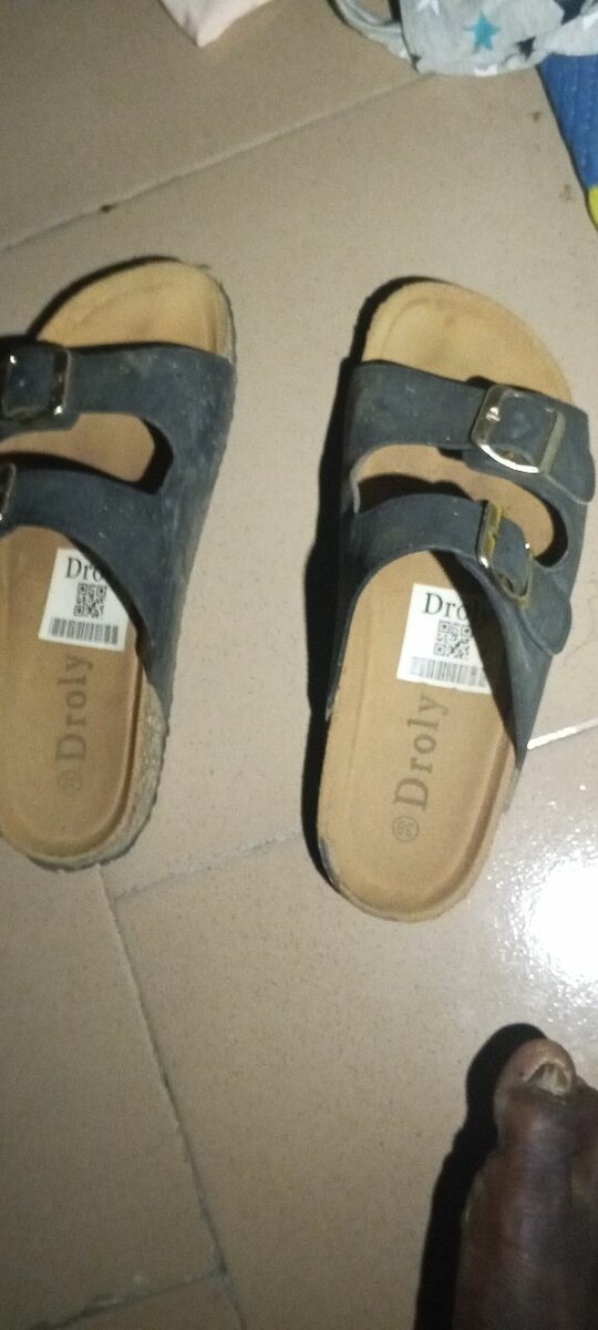 Sandales confortables en cuir