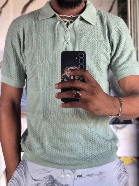 Polo en maille pour hommes