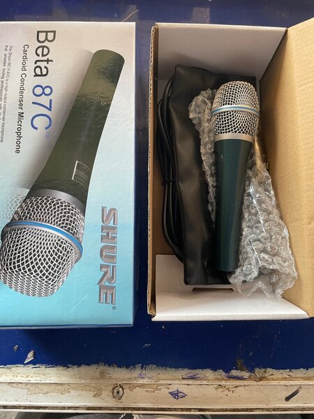 Sure cord mic