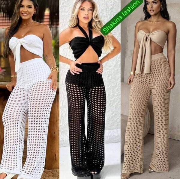 Ensemble deux pièces crochet