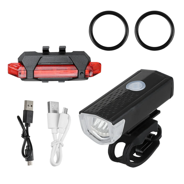Kit Lumière Vélo LED Rechargeable