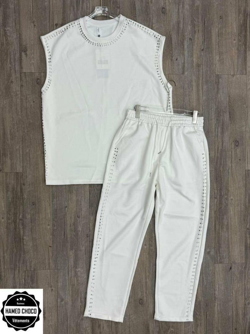 Ensemble Décontracté Sans Manches