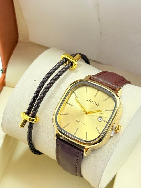 Montre Casio avec Bracelet Élégant