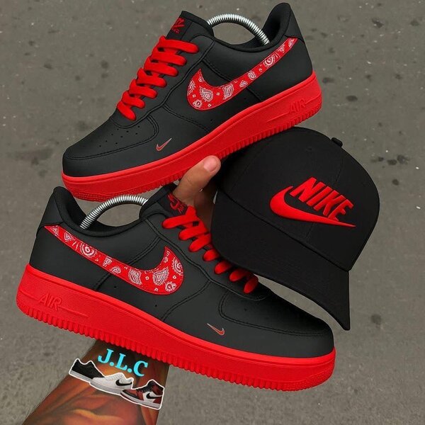 Baskets Nike Air rouges